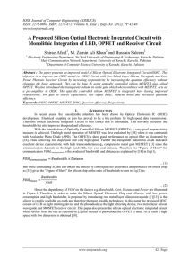 IOSR Journal of Computer Engineering (IOSRJCE) ISSN: 2278-0661, ISBN: 2278-8727