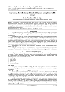 IOSR Journal of Electrical and Electronics Engineering (IOSR-JEEE)