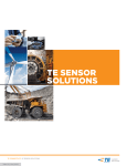 TE SENSOR SOLUTIONS TE CONNECTIVITY /// SENSOR SOLUTIONS