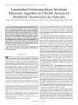 Longitudinal-Partitioning-Based Waveform Relaxation Algorithm for Efficient Analysis of Distributed Transmission-Line Networks