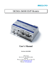 SIGMA S6000 IO/P Module User’s Manual