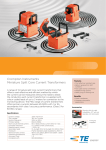 Crompton Instruments Miniature Split Core Current Transformers Features