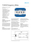 T3000 Frequency Relay