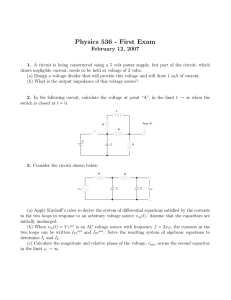 Physics 536 - First Exam February 12, 2007