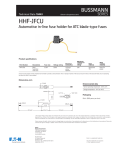HHF-JFCU Automotive in-line fuse holder for ATC blade-type fuses 10443 Product specifications