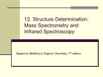 12. Structure Determination: Mass Spectrometry and