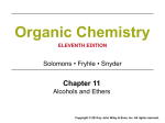 Chapter 11: Reactions at an sp3 Hybridized Carbon III