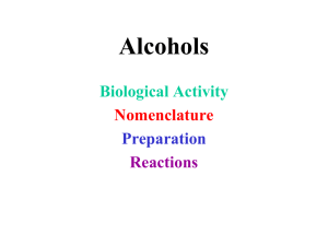 Alcohols - La Salle University