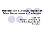 Butane Monooxygenase B - Oregon State University