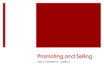 Promoting and Selling - Study Is My Buddy 2014