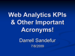 Web Analytics KPIs & Other Important Acronyms/Initials
