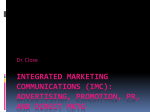 Integrated Marketing Communications Part 1