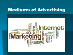 Mediums of Advertising