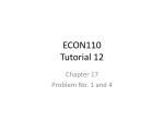 ECON110 Tutorial 12