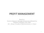 PROFIT MANAGEMENT