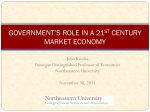 government in a market economy