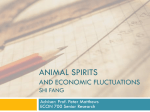 Animal Spirits and Economic Fluctuations