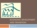 Economic Development and Transition