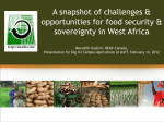 Linking Food Security & Agroecology – A Case Study in