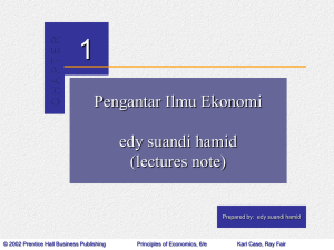 Chapter 1: The Scope and Method of Economics