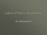 India’s Political Economy - School of Arts & Sciences