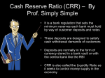 Cash Reserve Ratio