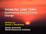 THINKING LONG TERM - World Resources Institute