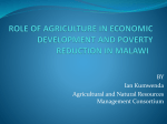 ROLE OF AGRICULTURE IN ECONOMIC DEVELOPMENT AND …