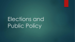 Elections and Public Policy