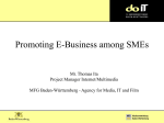 Promoting e-business among SMEs