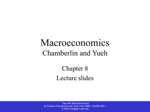 Macroeconomics Chamberlin and Yueh