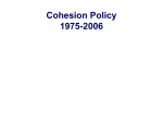 Cohesion Policy 1975-2005 Barcelona, 5 April 2005