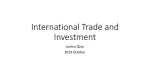 International Trade and Foreign Investment