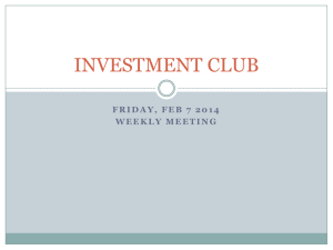 INVESTMENT CLUB