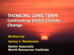 THINKING LONG TERM - World Resources Institute