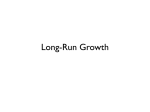 Long-Run Growth - University of Wisconsin–La Crosse