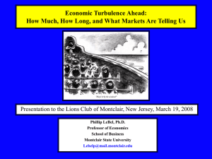 Economic Turbulence Ahead: How Much, How Long, and What