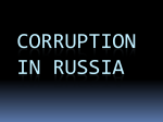 Corruption in Russia