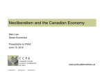 Neoliberalism and the Canadian Economy