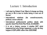 Lecture 1: Introduction