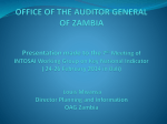 OFFICE OF THE AUDITOR OF ZAMBIA