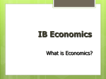 Economics is