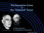 The Keynesian Cross and the `Classical` Cross: Keynes and