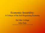 Economic Instability: A Critique of the Self