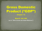 Gross Domestic Product (“GDP”)