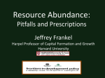Resource Abundance: Pitfalls and Prescriptions