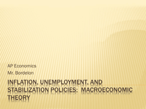 Inflation, Unemployment, and Stabilization Policies: Macroeconomic