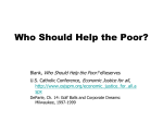 Who Should Help the Poor?