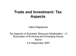 Trade and Investment Issues (Rajaraman)