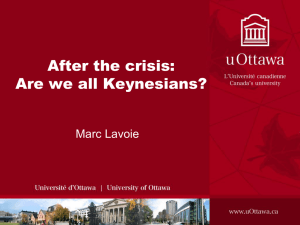 Are we all Keynesians?